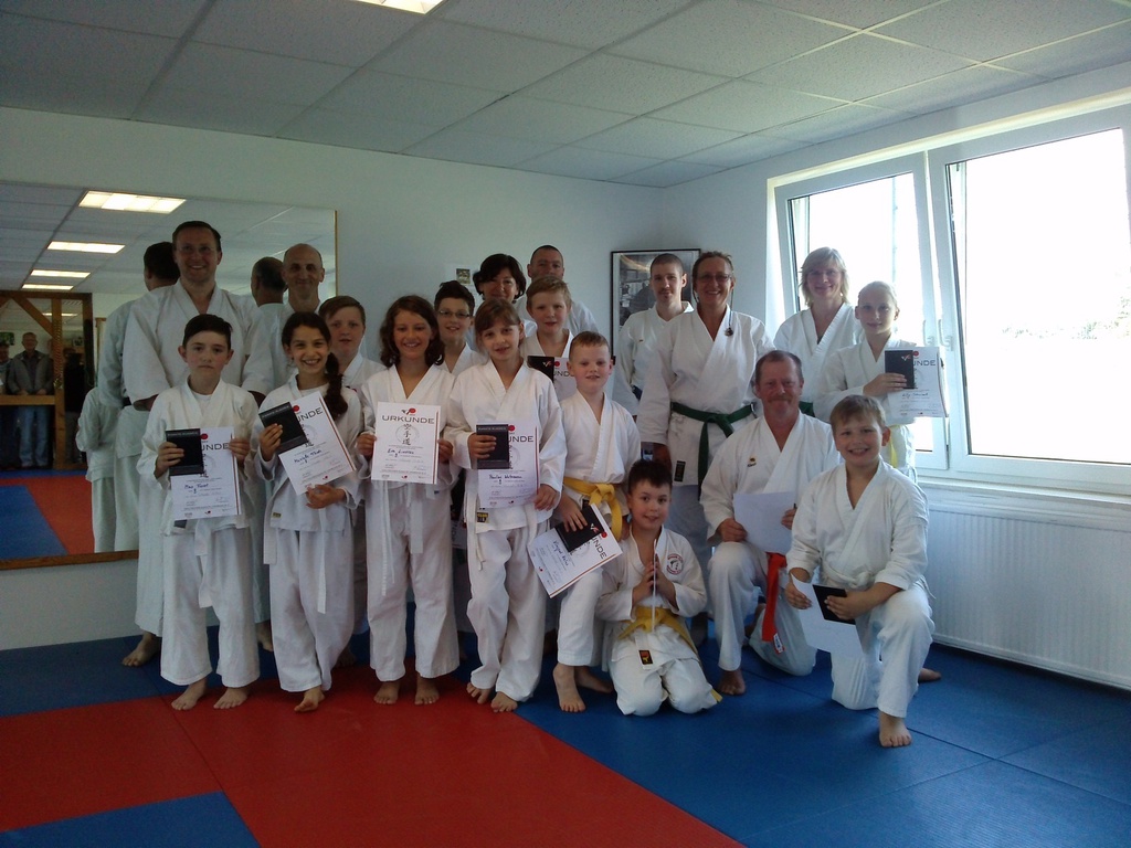 Prüfung im Dojo