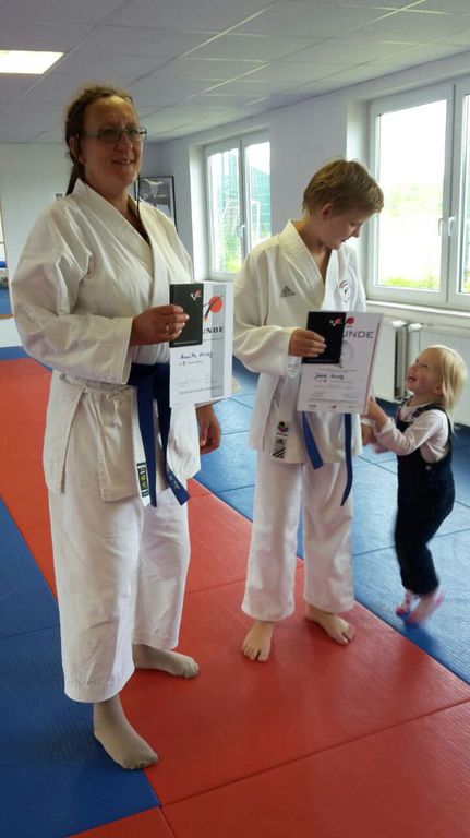 Prüfung im Dojo