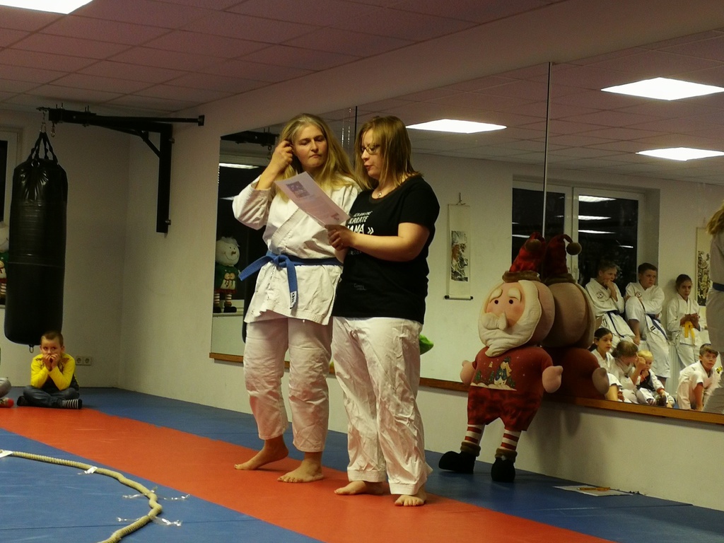 Weihnachtsfeier am 1.12.2017 im Dojo