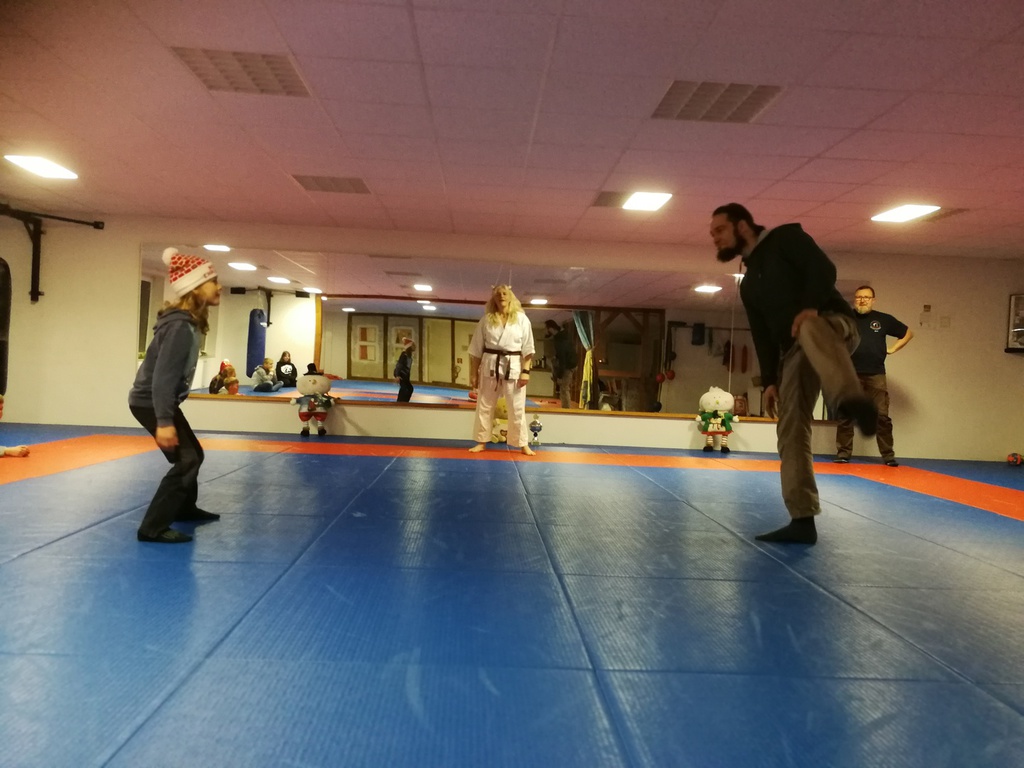 Weihnachtsfeier im Dojo